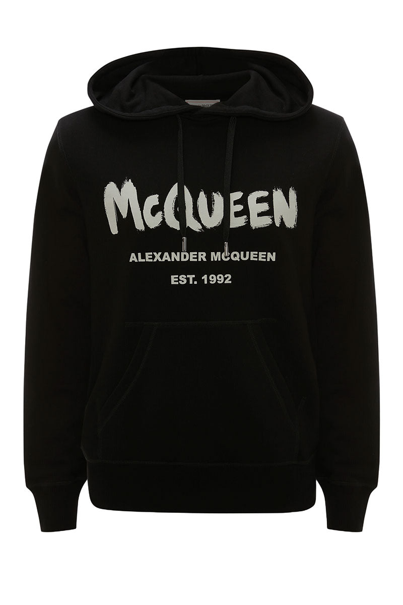 Graffiti Hooded Sweatshirt by Alexander McQueen