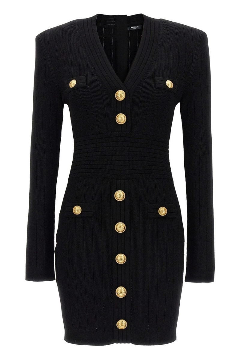 Button Knit Mini Dress by Balmain Boyds