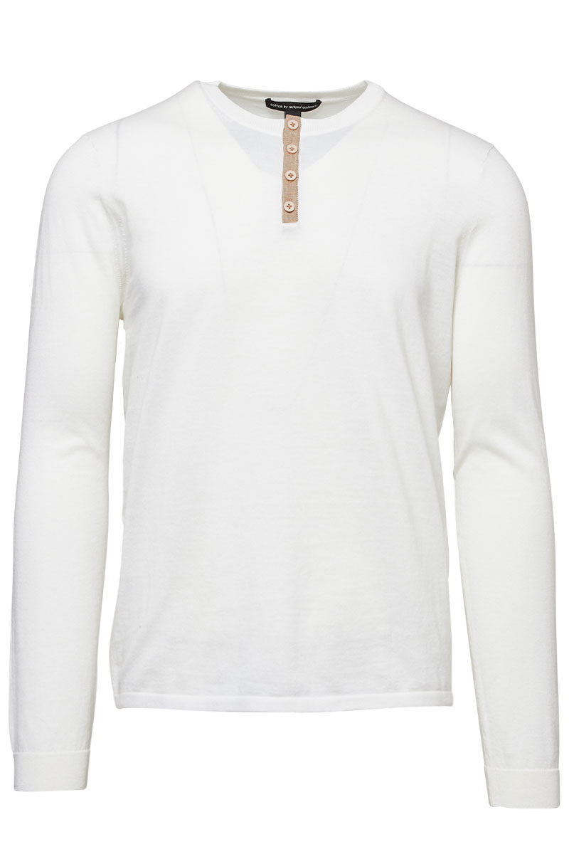 Fabric Placket Henley by Autumn Cashmere Boyds