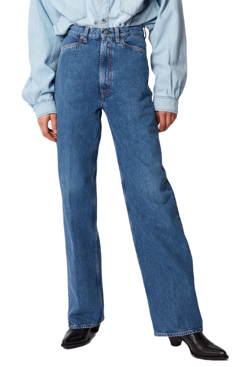 Straight pants Studio Tomboy Blue size 28 FR in Denim - Jeans