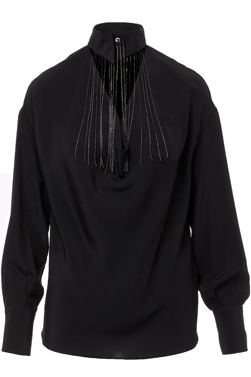 Monili Fringe Blouse