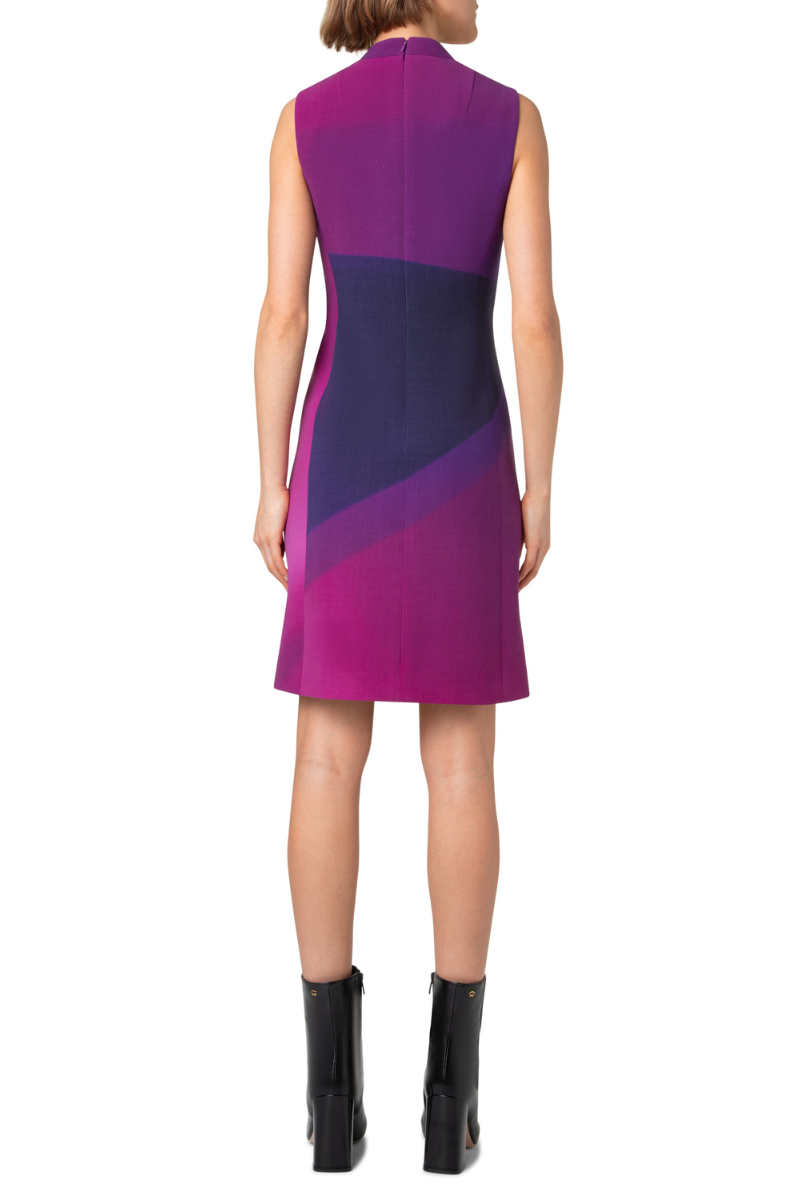 Alta Magenta Sheath Dress-Akris-Boyds Philadelphia