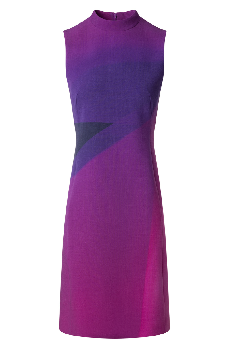 Alta Magenta Sheath Dress-Akris-Boyds Philadelphia