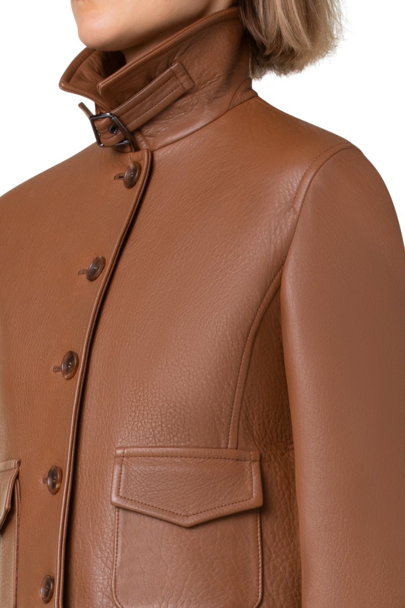 Leather Jacket-Akris-Boyds Philadelphia