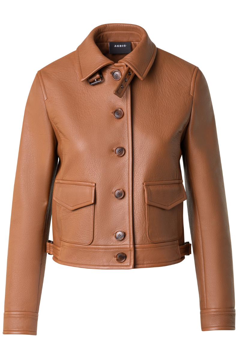 Leather Jacket-Akris-Boyds Philadelphia