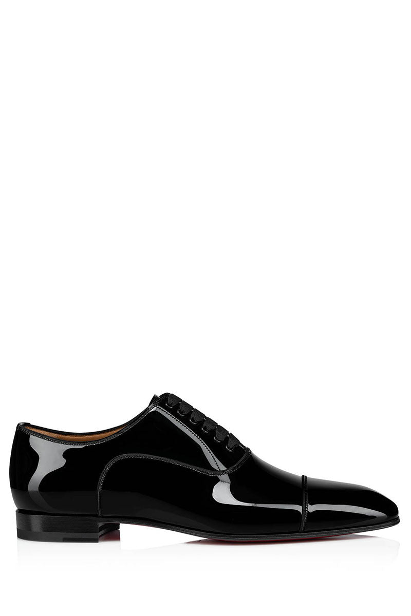 Greggo patent leather Oxford shoes in black - Christian Louboutin