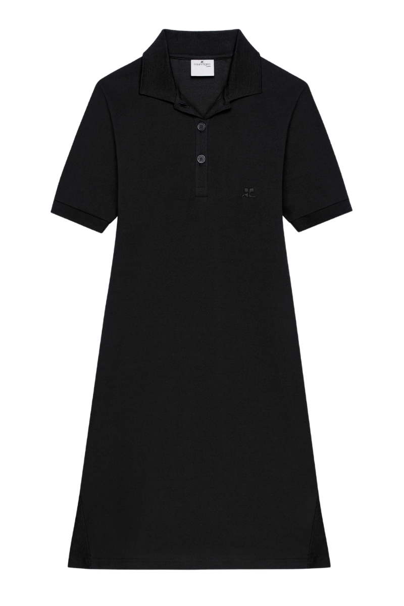 Mini Piquè Polo Dress-Courrèges-Boyds Philadelphia