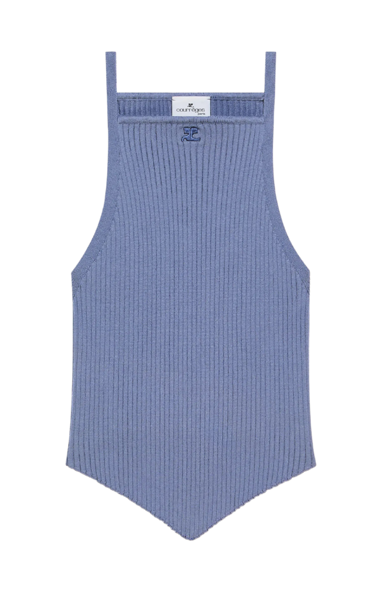 Pointy Rib Knit Tank-Courrèges-Boyds Philadelphia