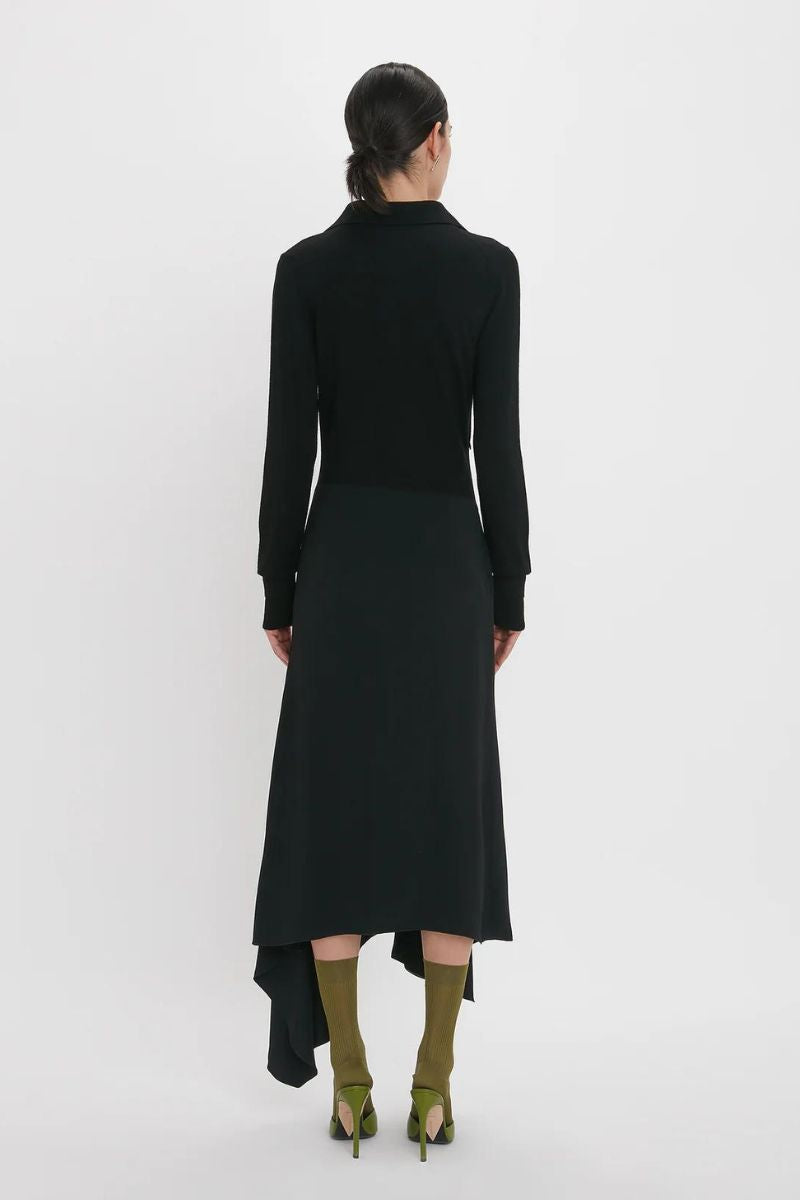 Henley Shirt Dress-Victoria Beckham-Boyds Philadelphia