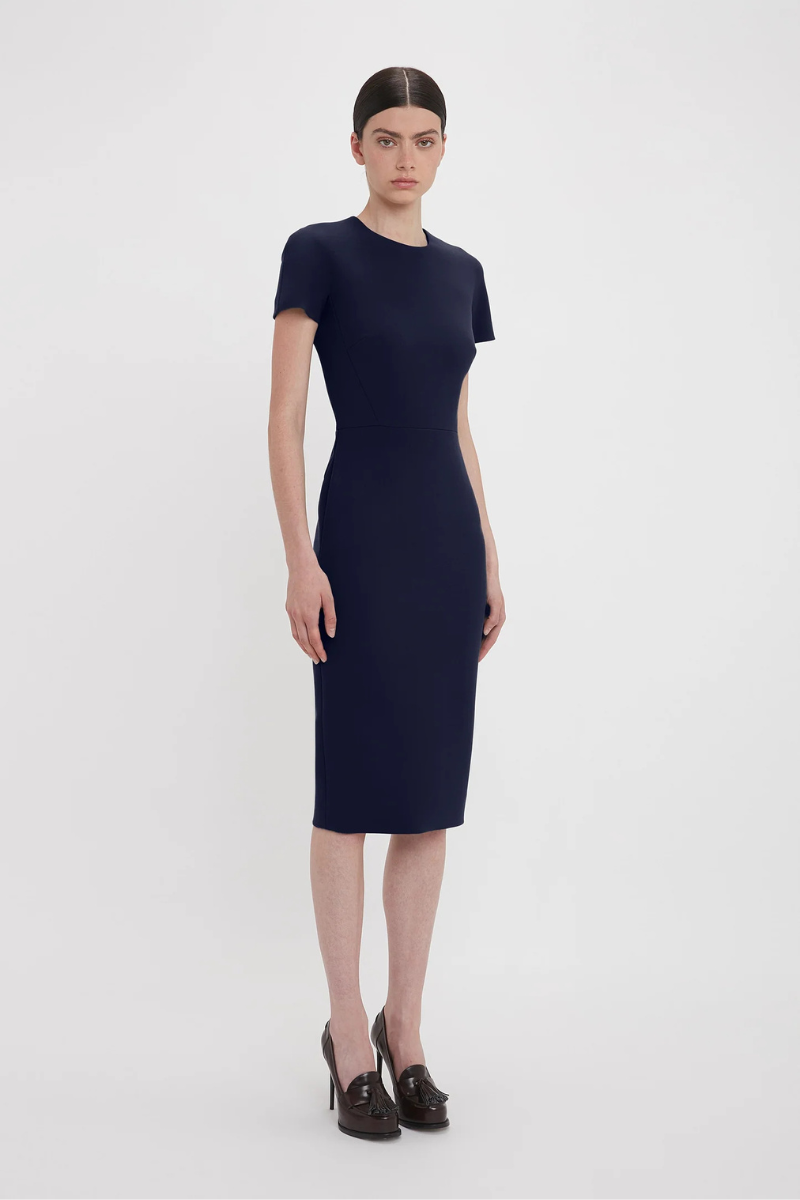 Fitted T-Shirt Dress-Victoria Beckham-Boyds Philadelphia