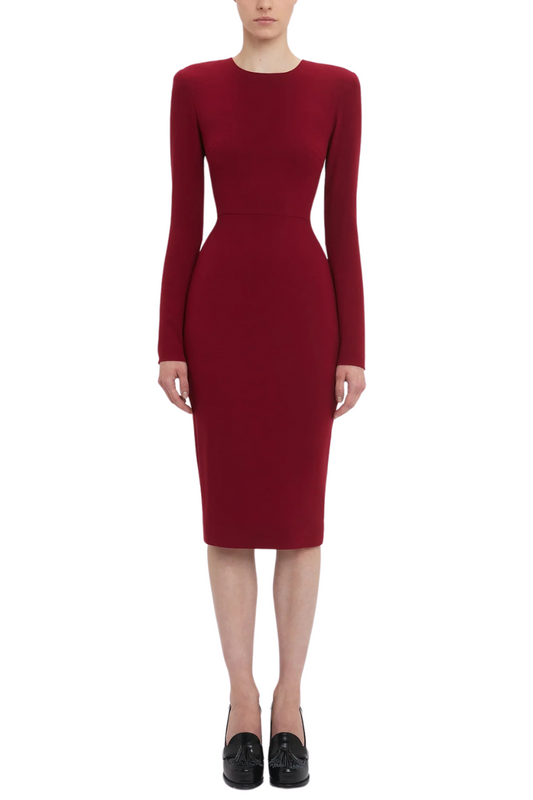 T-Shirt Fitted Dress-Victoria Beckham-Boyds Philadelphia