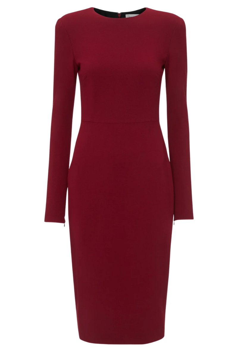 T-Shirt Fitted Dress-Victoria Beckham-Boyds Philadelphia