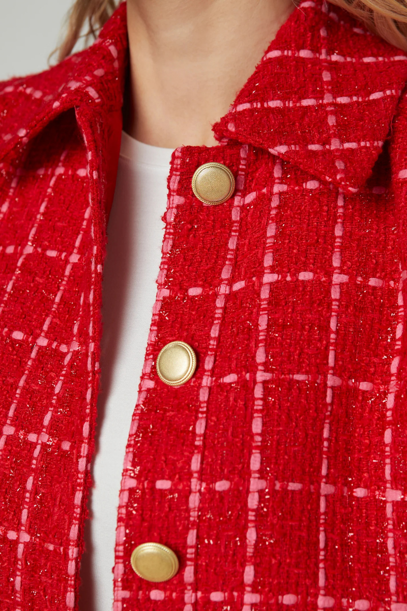 Cove Cropped Tweed Jacket-L'AGENCE-Boyds Philadelphia