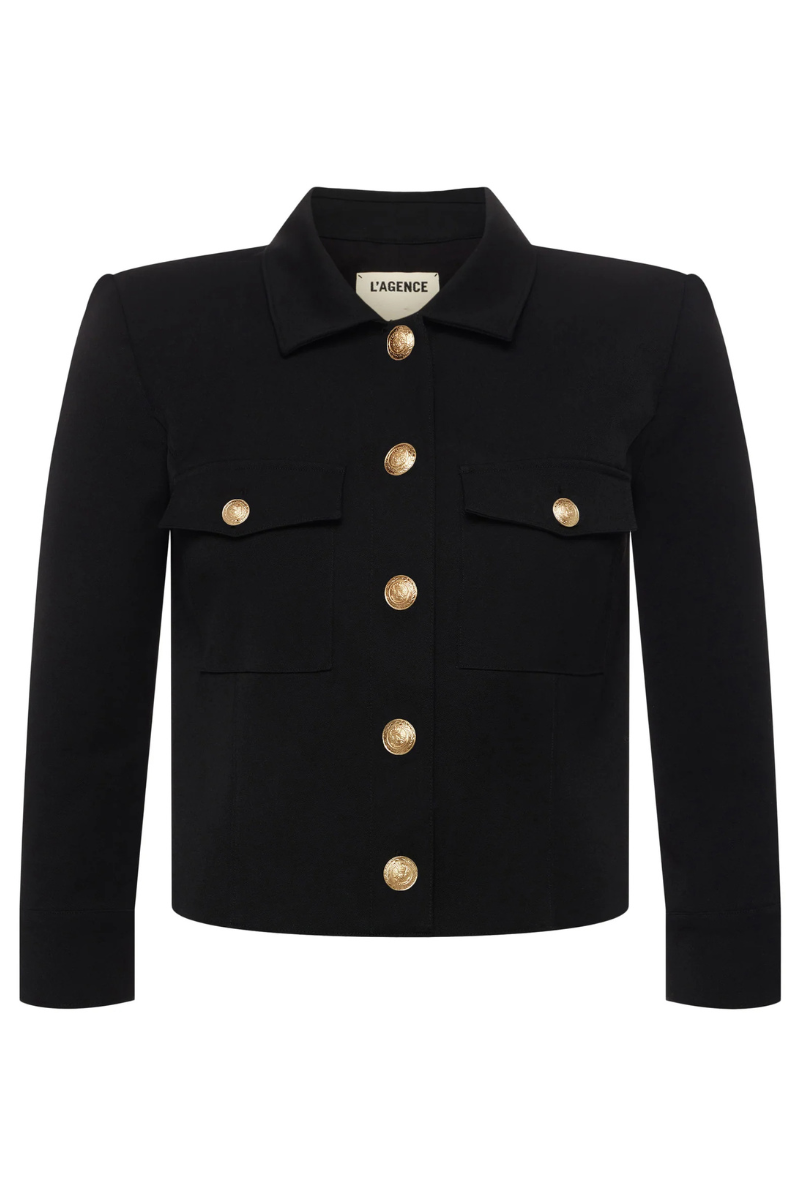 Kumi Cropped Jacket-L'AGENCE-Boyds Philadelphia