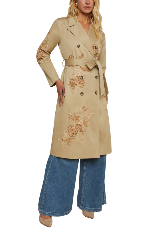 Venus Embroidered Trench Coat-L'AGENCE-Boyds Philadelphia