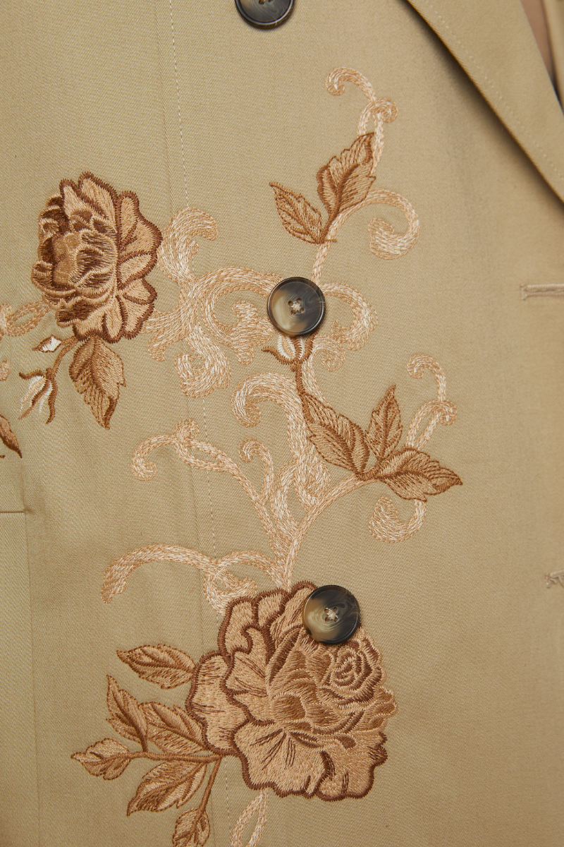 Venus Embroidered Trench Coat-L'AGENCE-Boyds Philadelphia