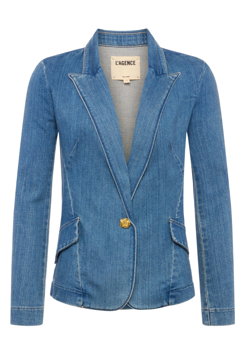 Baldwin Denim Blazer-L'AGENCE-Boyds Philadelphia