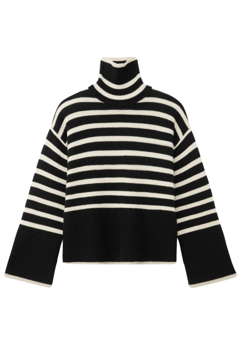 Signature Stripe Turtleneck-TOTEME-Boyds Philadelphia