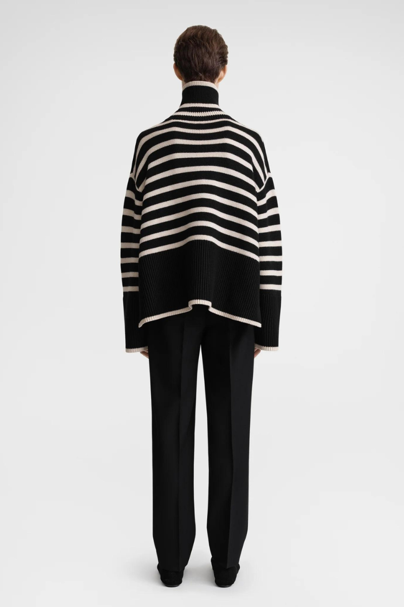 Signature Stripe Turtleneck-TOTEME-Boyds Philadelphia