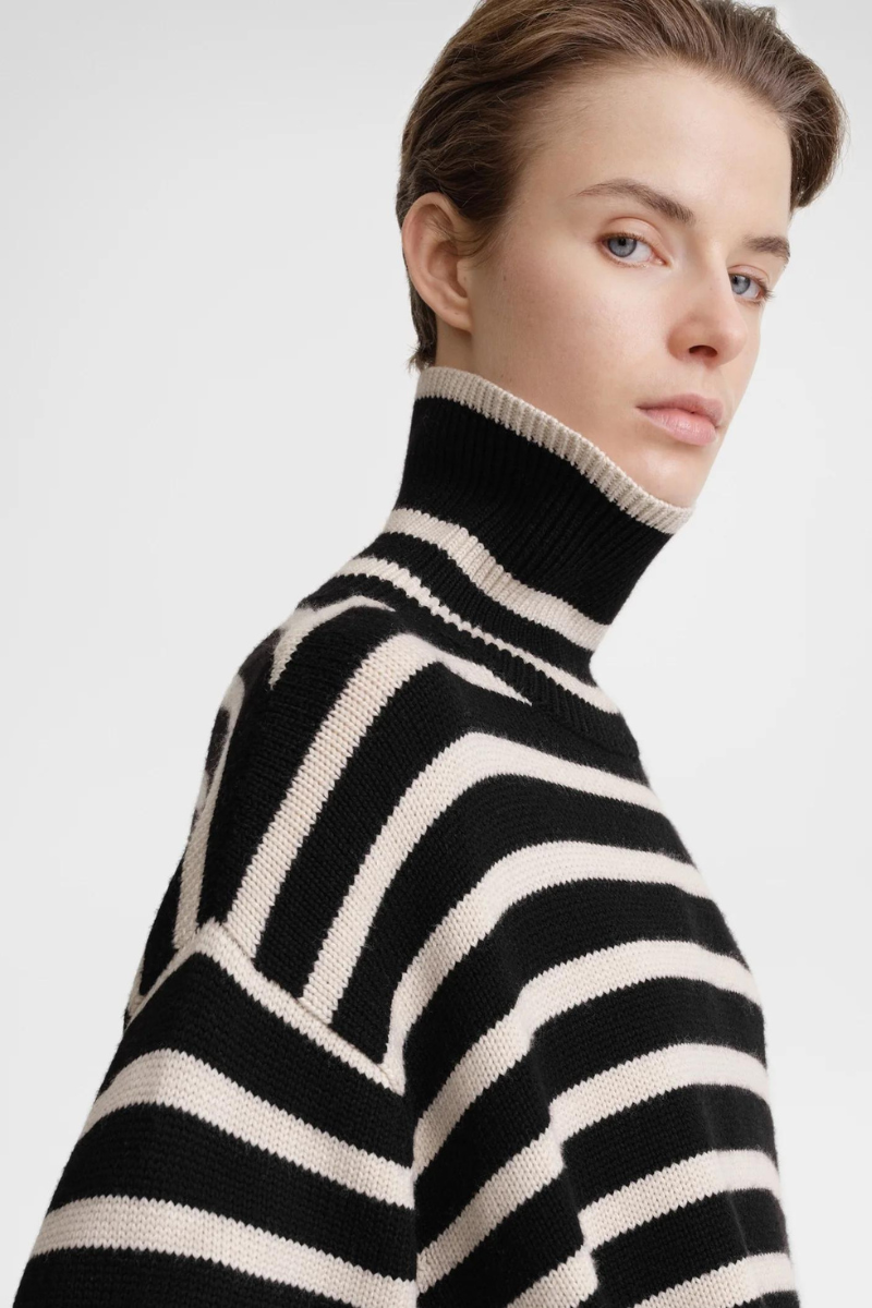 Signature Stripe Turtleneck-TOTEME-Boyds Philadelphia