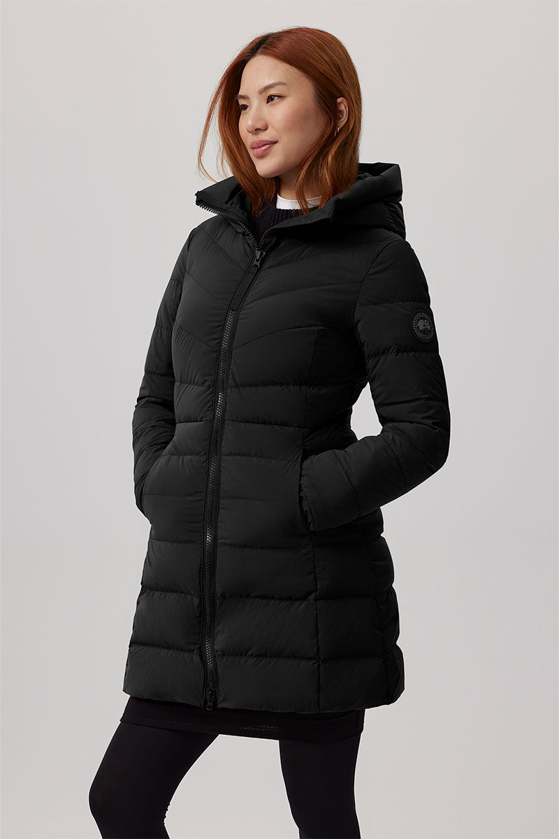 Black best sale goose coat