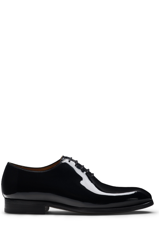 Fleur Patent Lace-Up Shoes-Magnanni-Boyds Philadelphia