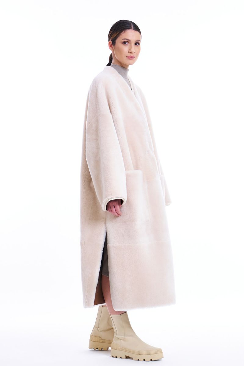 Reversible Shearling Coat-BLANCHA-Boyds Philadelphia