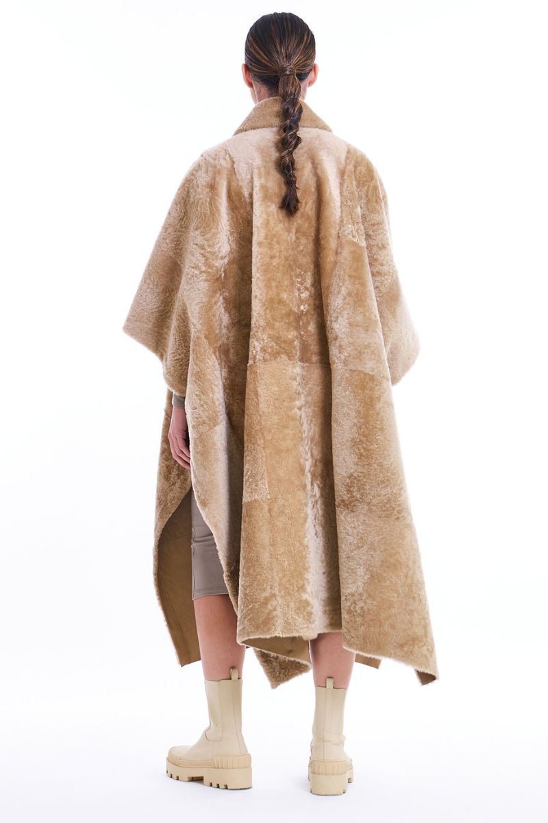 Shearling Cape-BLANCHA-Boyds Philadelphia