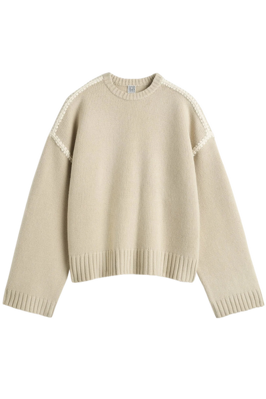 Embroidered Sweater-TOTEME-Boyds Philadelphia