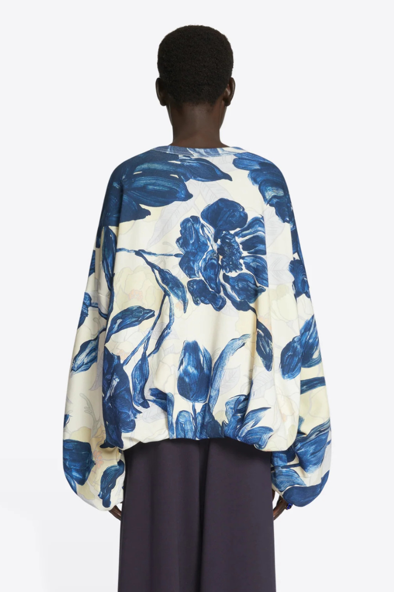 Draped Sweatshirt-Dries Van Noten-Boyds Philadelphia