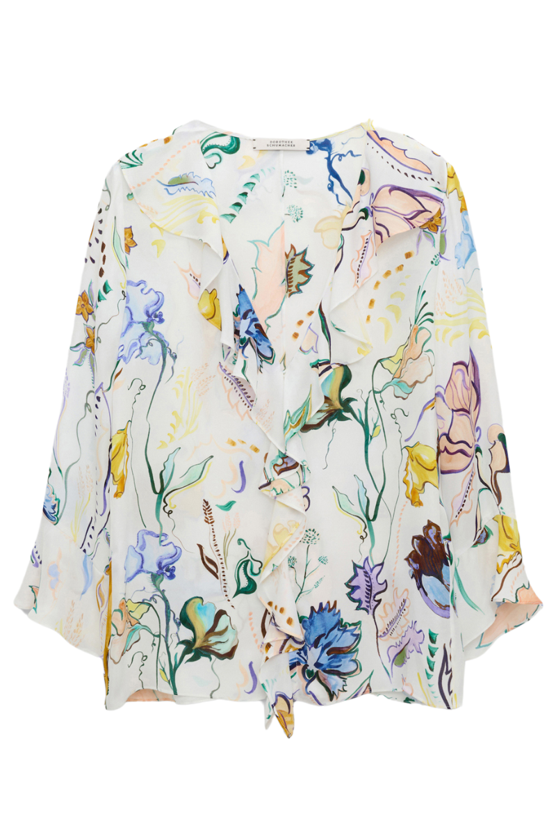 Floral Twist Blouse-Dorothee Schumacher-Boyds Philadelphia