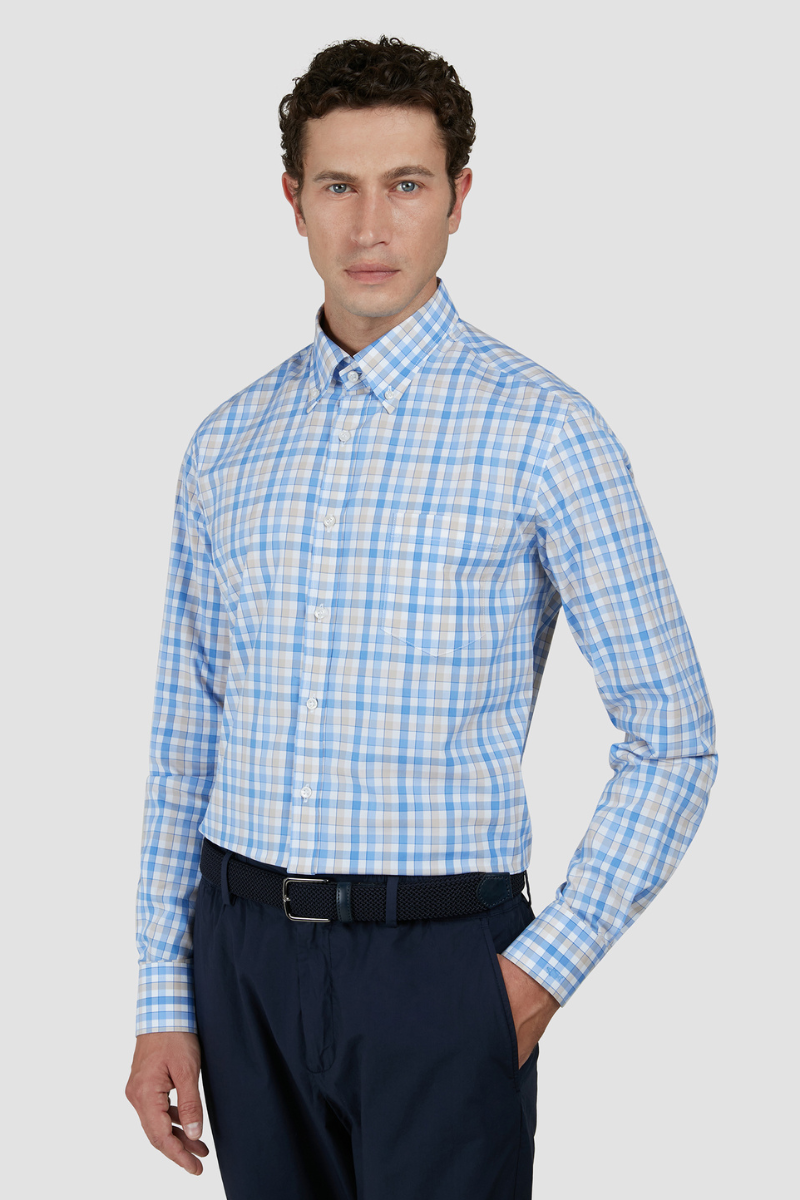 Soft Touch Check Shirt-Paul&Shark-Boyds Philadelphia