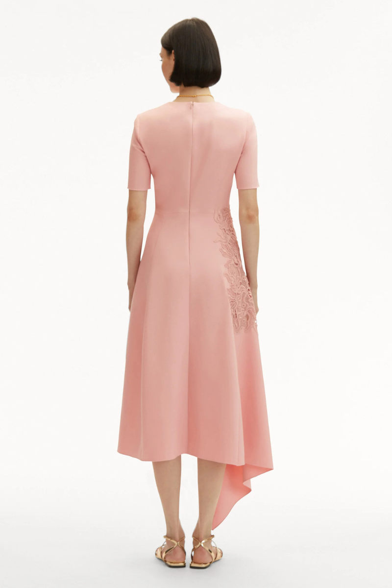 Bellflower Guipure Lace Dress-Oscar de la Renta-Boyds Philadelphia