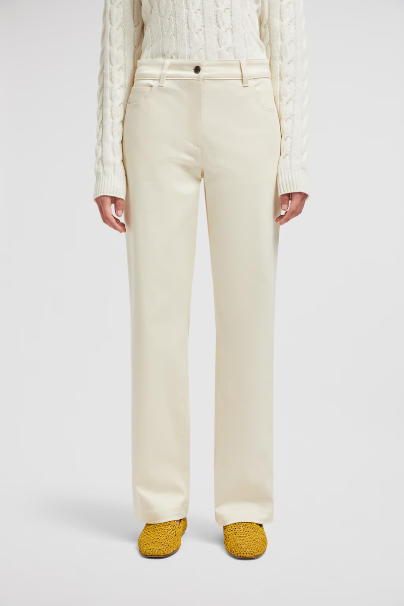 Gabardine Straight Leg Pants-Moncler-Boyds Philadelphia