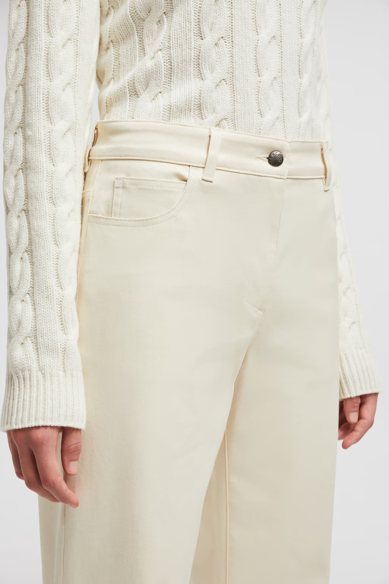 Gabardine Straight Leg Pants-Moncler-Boyds Philadelphia