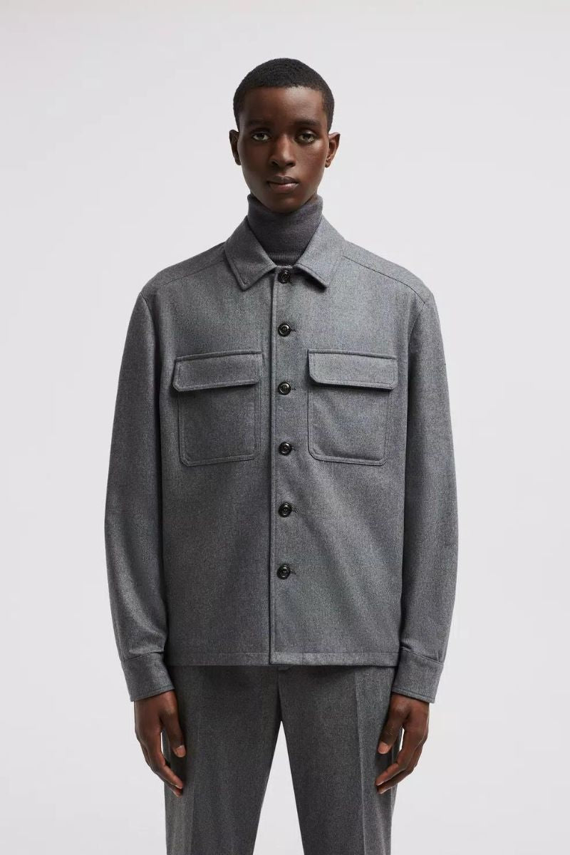 Cashmere Blend Shirt-Moncler-Boyds Philadelphia