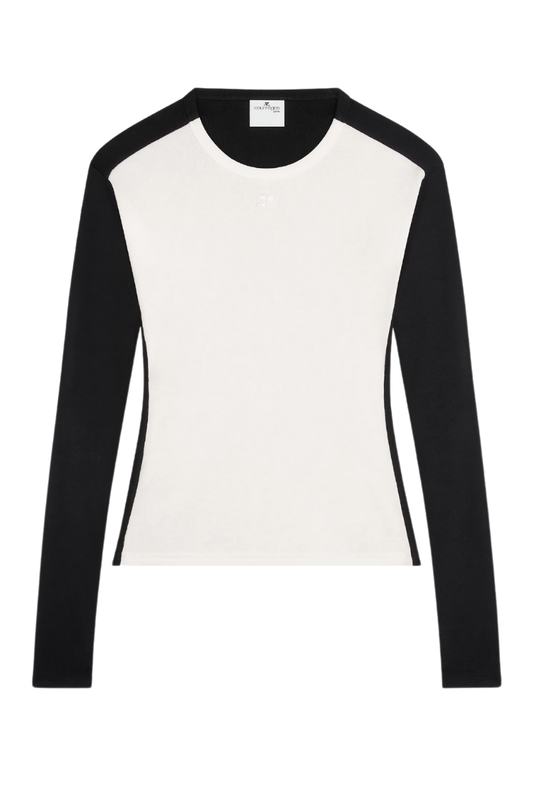 Contrast Frame T-Shirt-Courrèges-Boyds Philadelphia