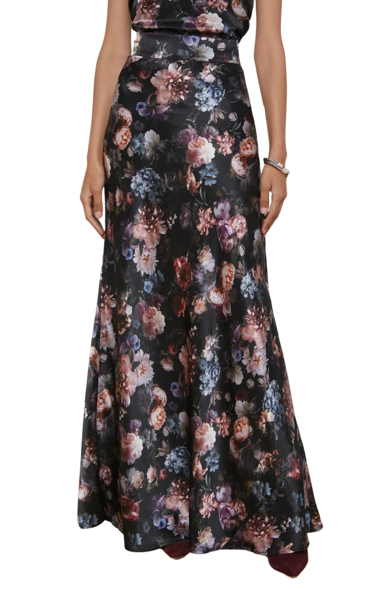 Ryker Silk Maxi Skirt-L'AGENCE-Boyds Philadelphia