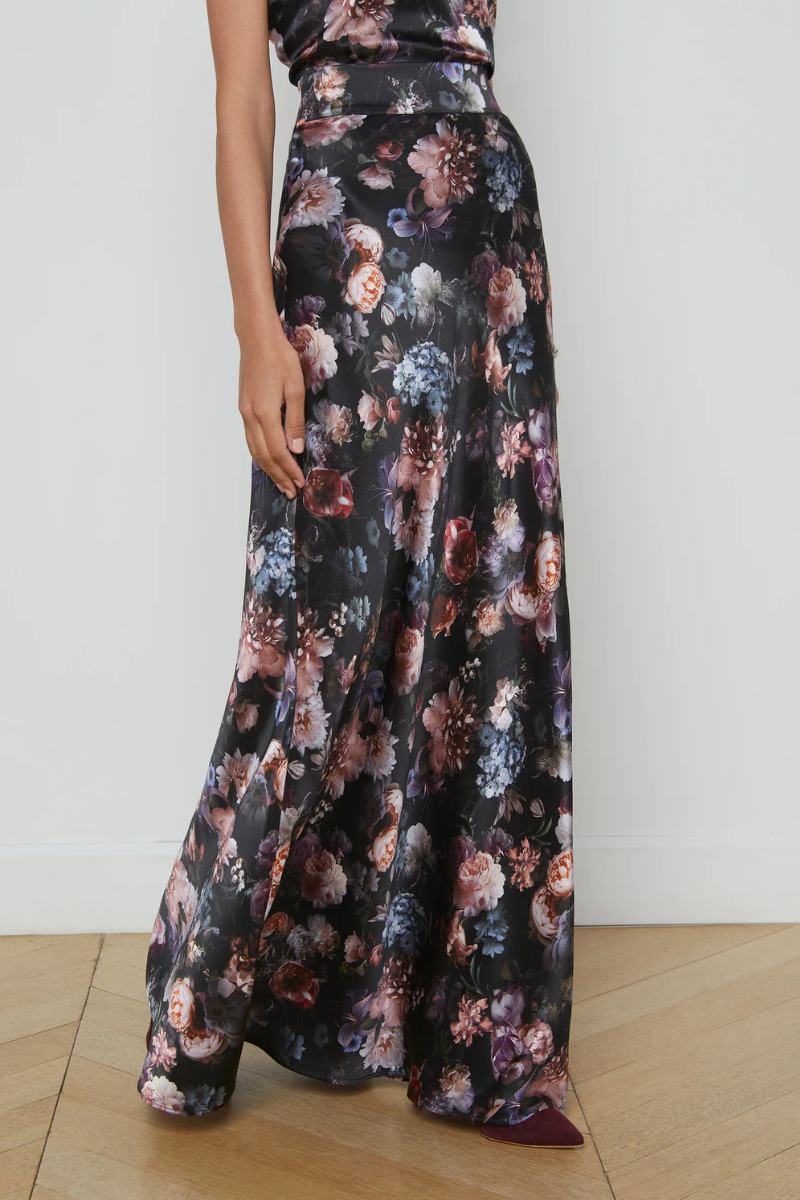 Ryker Silk Maxi Skirt-L'AGENCE-Boyds Philadelphia