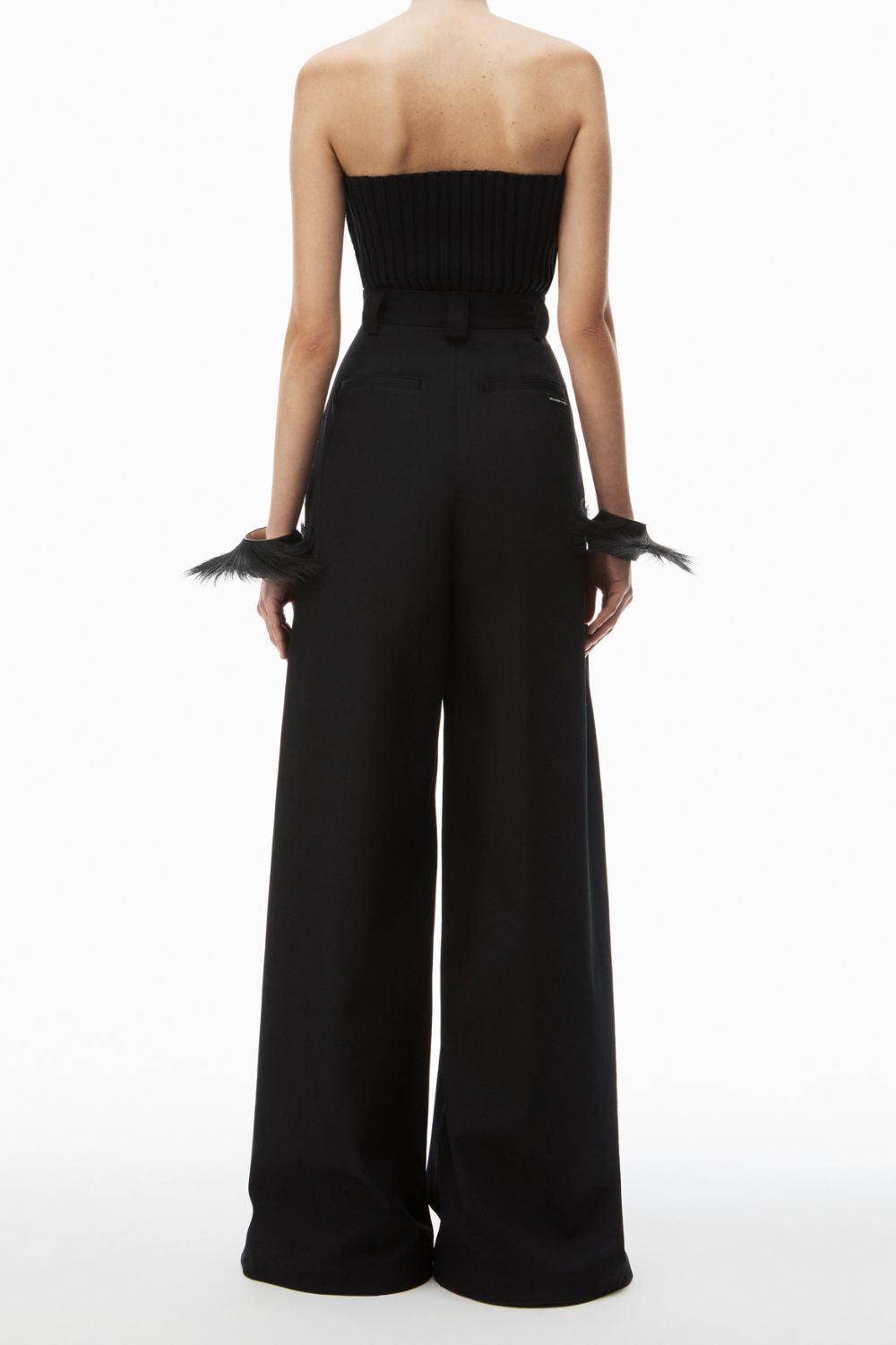 High-waist Wide-leg Pant-Alexander Wang-Boyds Philadelphia