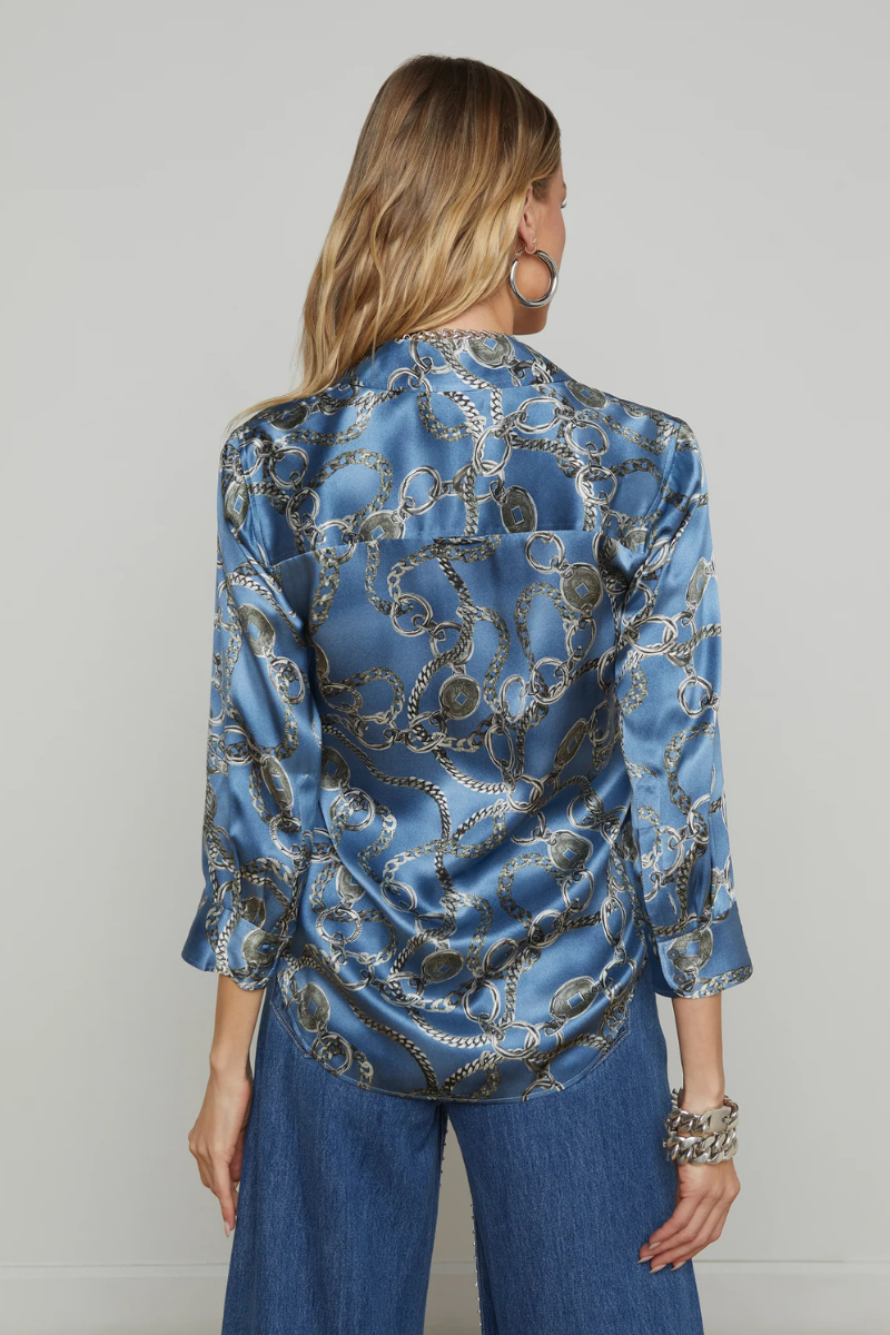 Dani Silk Blouse-L'AGENCE-Boyds Philadelphia