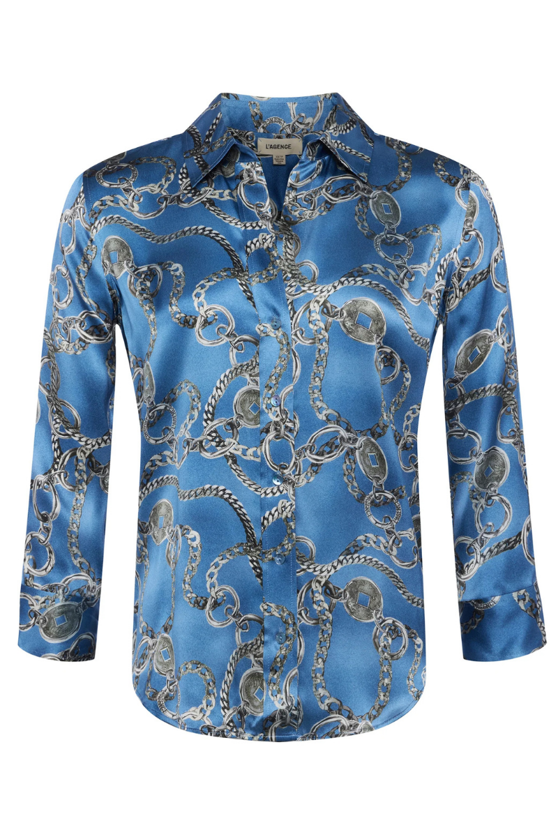 Dani Silk Blouse-L'AGENCE-Boyds Philadelphia