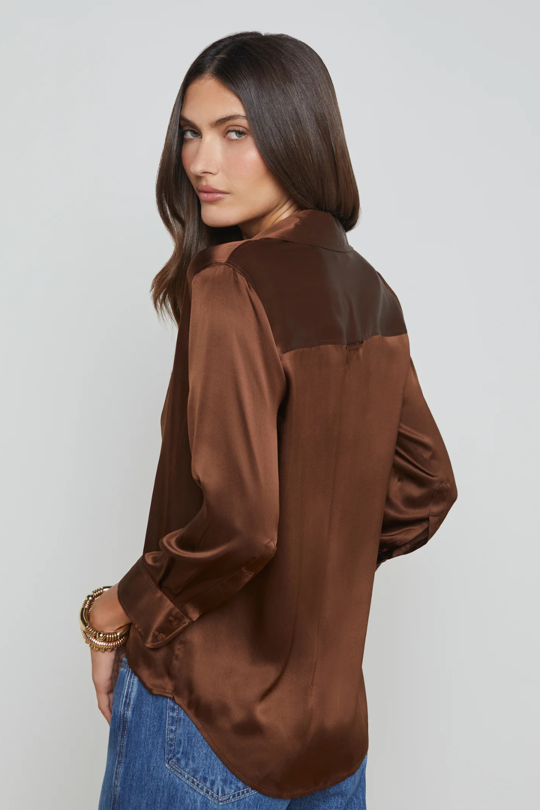 Dani Silk Blouse-L'AGENCE-Boyds Philadelphia