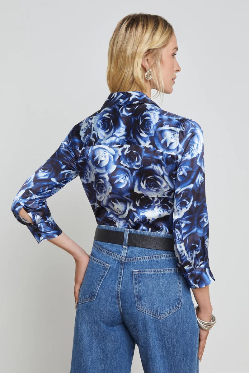 Dani Silk Blouse-L'AGENCE-Boyds Philadelphia