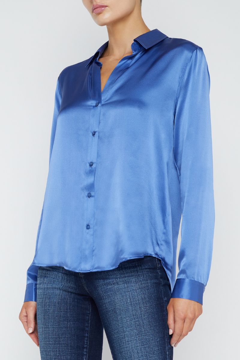 Tyler Silk Blouse-L'AGENCE-Boyds Philadelphia