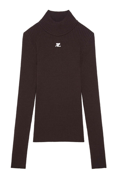 Reedition Mockneck Rib Sweater by Courrèges – Boyds