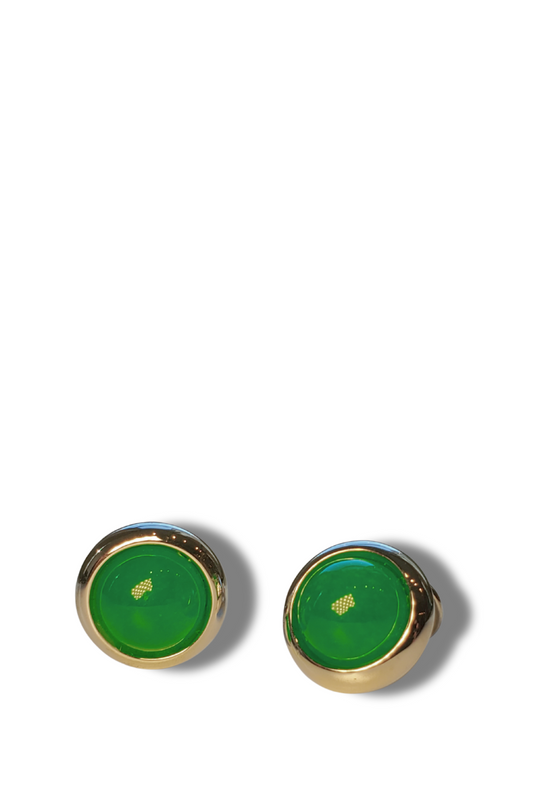 Green Quartz Cufflinks-Baade-Boyds Philadelphia