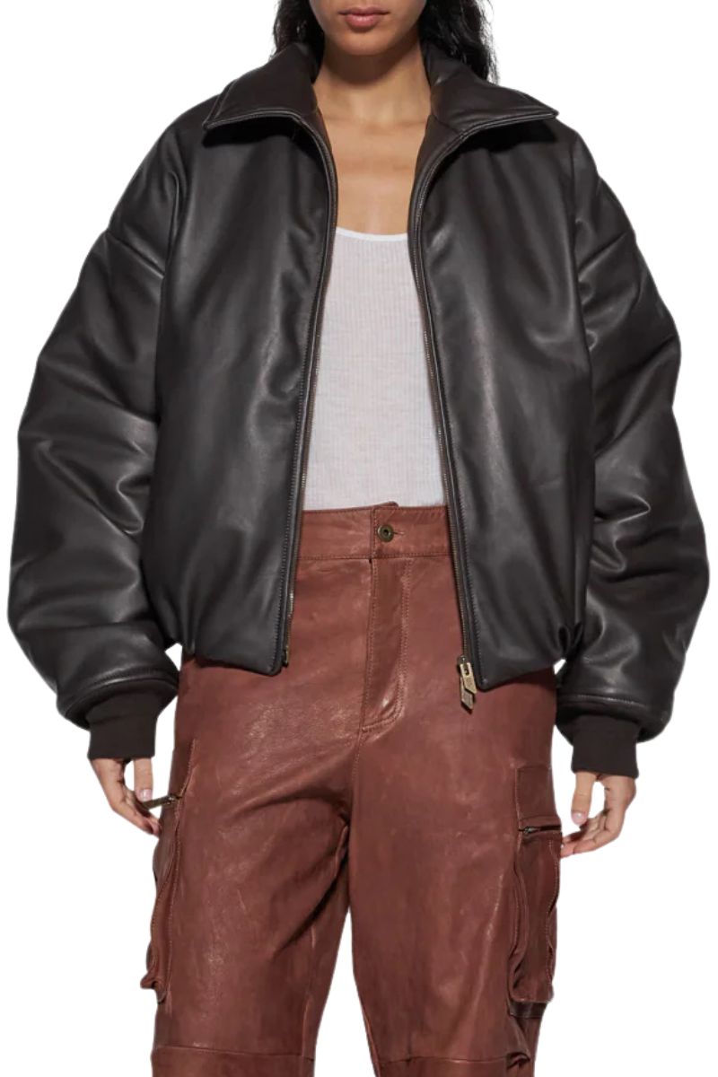 Leather Puffer Jacket-Salvatore Santoro-Boyds Philadelphia