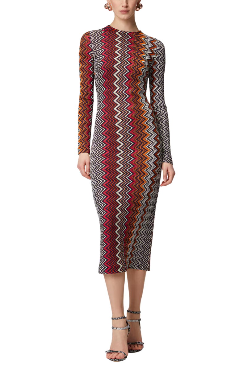 Zigzag Midi Dress-Missoni-Boyds Philadelphia