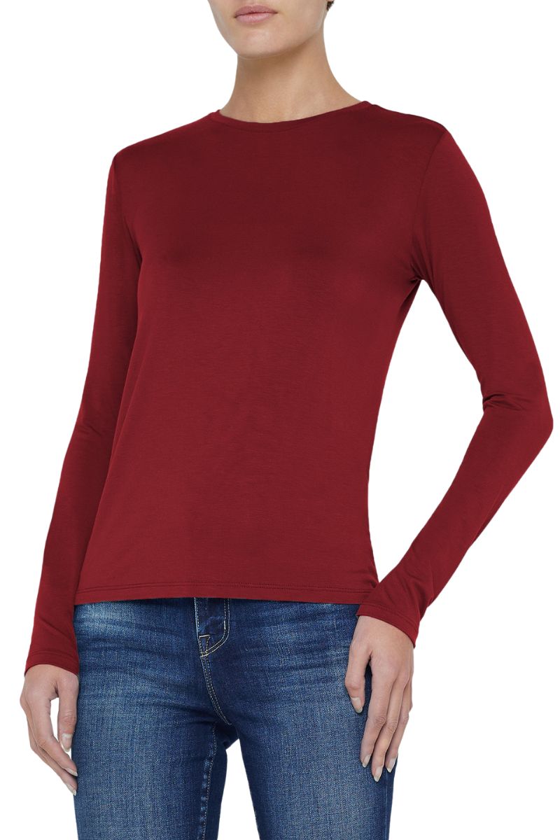 Tess Long Sleeve Tee-L'AGENCE-Boyds Philadelphia